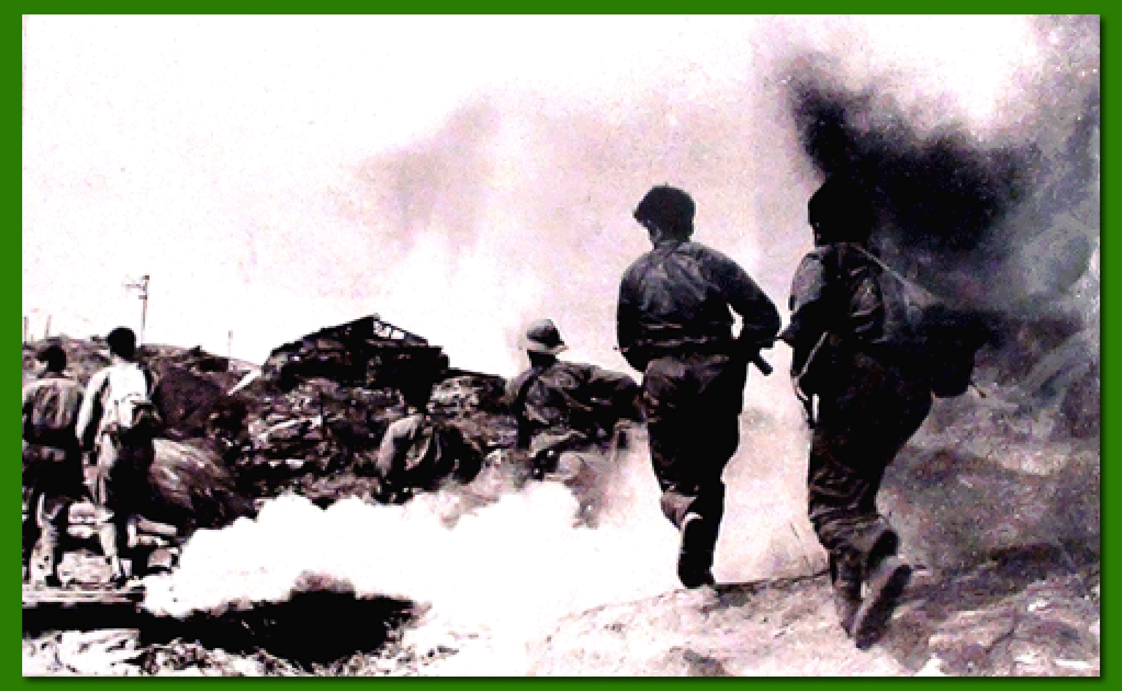 Liên đội 7 truy kích địch trên đỉnh núi Bà Đen ngày 7.1.1975 (nguồn Đảng bộ tỉnh Tây Ninh).