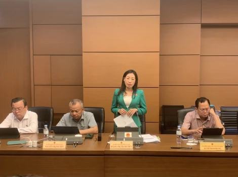 ĐBQH Hoàng Thị Thanh Thuý: Đề nghị vẫn giữ cơ chế chất vấn của Hội đồng Nhân dân đối với Chánh án Toà án Nhân dân, Viện trưởng Viện Kiểm sát Nhân dân cấp tỉnh