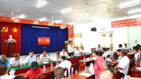 Huyện Gò Dầu lấy ý kiến người dân về dự thảo phương án bồi thường, hỗ trợ, tái định cư dự án cao tốc