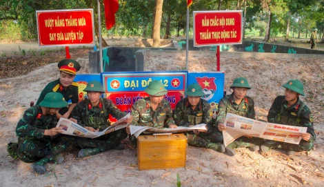 Lính trẻ với văn hoá đọc