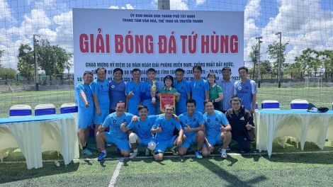 Sôi nổi Giải bóng đá Tứ hùng ngành Văn hoá, Thông tin, Thể thao và Truyền thanh