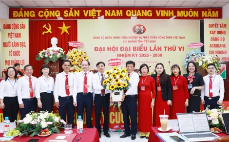 Agribank Tây Ninh đồng hành cùng sự phát triển kinh tế - xã hội địa phương