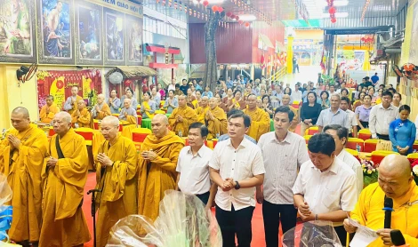 TP. Tây Ninh: Tổ chức Đại lễ Phật đản 2025 tại chùa Như Lai