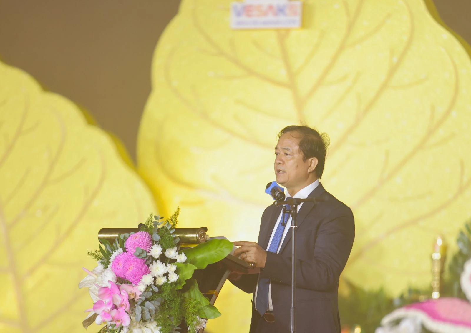Ông Nguyễn Hồng Thanh- quyền Chủ tịch UBND tỉnh Tây Ninh phát biểu tại buổi lễ.