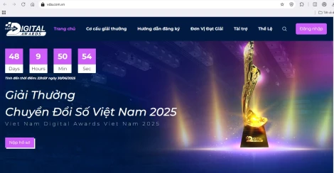 Giải thưởng Chuyển đổi số Việt Nam 2025