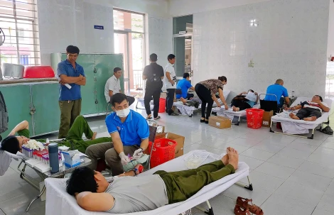 Tân Châu: Tiếp nhận trên 400 đơn vị máu