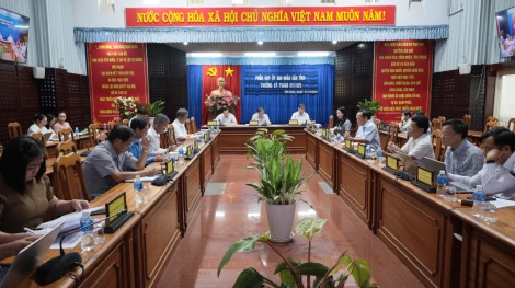 Phiên họp UBND tỉnh thường kỳ tháng 5.2025: Cho ý kiến nhiều nội dung quan trọng