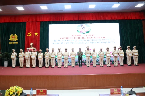 Công an Tây Ninh đẩy mạnh học tập và làm theo Bác
