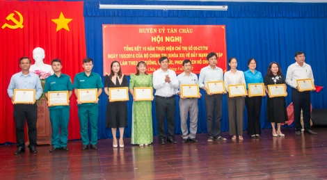 Đp_Tân Châu: Đẩy mạnh học tập và làm theo tư tưởng, đạo đức, phong cách Hồ Chí Minh