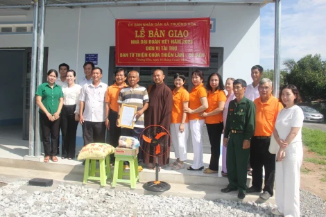 Thêm một căn nhà tình thương cho hộ nghèo