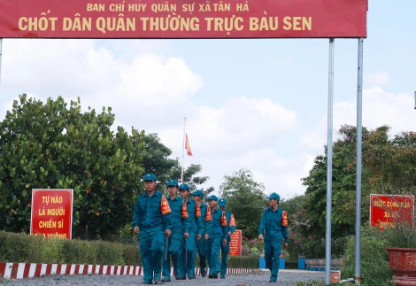 Chốt dân quân liền kề - Điểm tựa vững chắc bảo vệ biên giới quốc gia