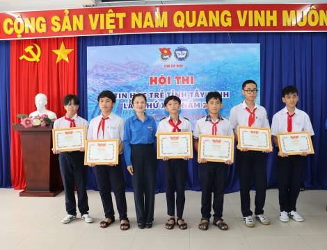 Hơn 60 thí sinh tham gia vòng chung kết Hội thi tin học trẻ tỉnh Tây Ninh năm 2025