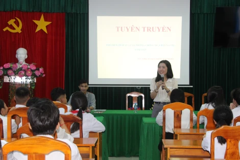 Sở Y tế: Tuyên truyền về phòng, chống mua bán người năm 2025 cho học sinh