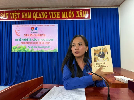 Tân Biên: Sinh hoạt chính trị kỷ niệm 135 năm Ngày sinh Chủ tịch Hồ Chí Minh