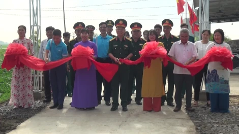 Thị xã Trảng Bàng: Khánh thành đường nội bộ điểm dân cư vùng biên giới