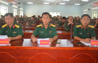 Kết thúc nhiệm vụ huấn luyện cán bộ khung B quân nhân dự bị năm 2025