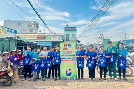 Gò Dầu: Ra quân Chiến dịch Thanh niên tình nguyện hè 2025 với thông điệp sống xanh