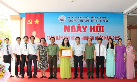 Trường Cao đẳng nghề Tây Ninh: Tổ chức Ngày hội toàn dân bảo vệ an ninh Tổ quốc