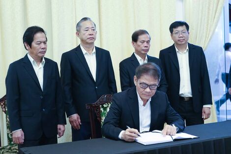 Chủ tịch Thaco xúc động, hứa thực hiện hoài bão của nguyên Chủ tịch nước Trần Đức Lương