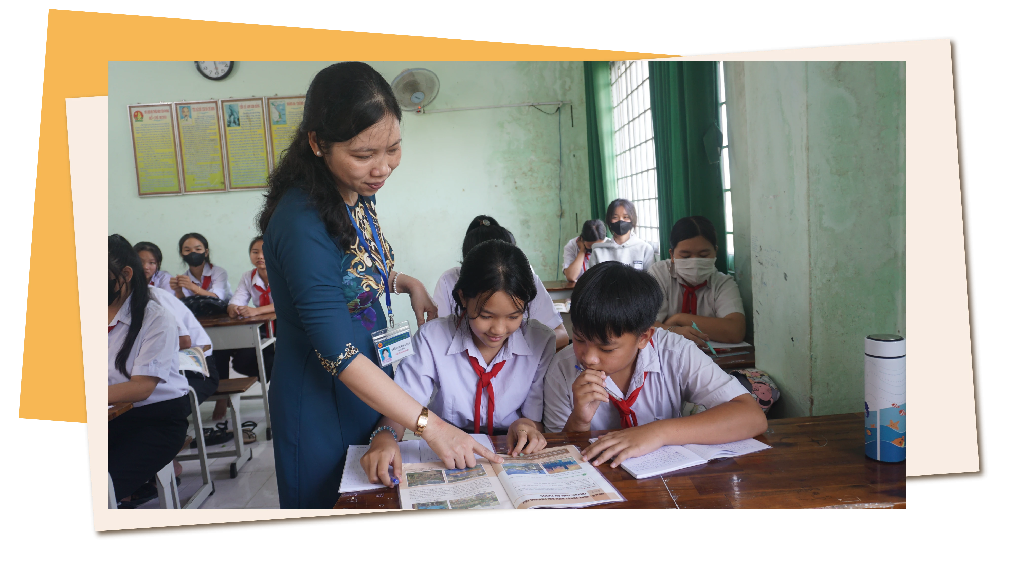 Cô Kim Loan luôn tìm tòi thực hiện sáng kiến trong dạy học
