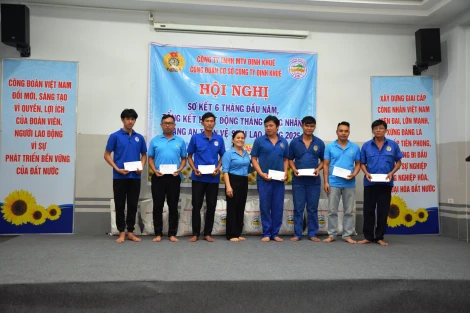 Công ty TNHH MTV Định Khuê: Nhiều hoạt động chăm lo cho công nhân trong Tháng công nhân 2025