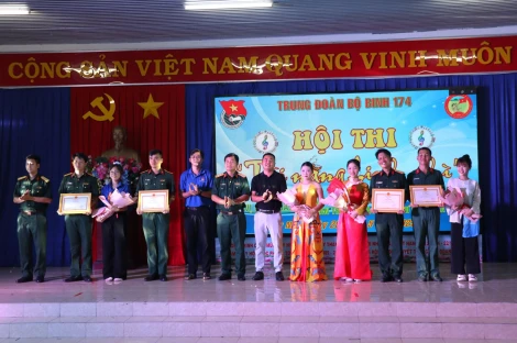 Sôi động Hội thi Tài năng binh nhì