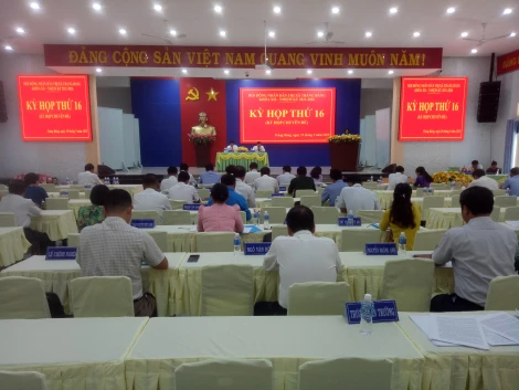 Kỳ họp thứ 16 HĐND thị xã Trảng Bàng: Thông qua nhiều nội dung quan trọng