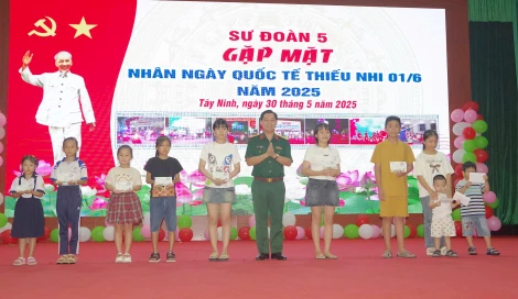 Sư đoàn 5: Hiệu quả công tác bảo vệ, chăm sóc và giáo dục trẻ em