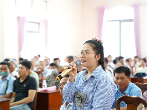 Thị xã Trảng Bàng đối thoại với người dân về đơn giá bồi thường dự án cao tốc