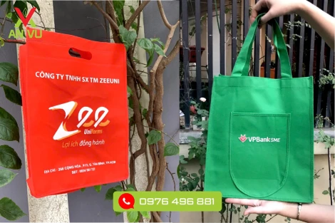 Xanh hoá thương hiệu cùng túi vải không dệt thiết kế riêng