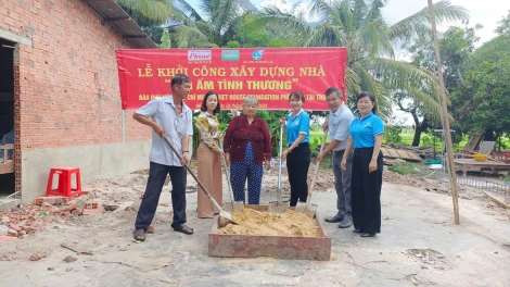 Hội Liên hiệp Phụ nữ huyện Bến Cầu: Khởi công xây dựng nhà “Mái ấm tình thương”