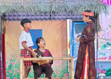 Hội thi Thiếu nhi kể chuyện theo sách: Có hai giải Nhất