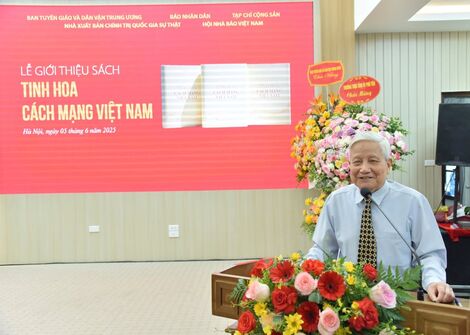 Nhà báo Hà Đăng ra mắt sách “Tinh hoa cách mạng Việt Nam” ở tuổi 96