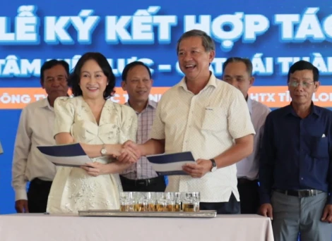 Công ty TNHH Đức Thành ký kết hợp tác với Liên minh Hợp tác xã tỉnh Long An