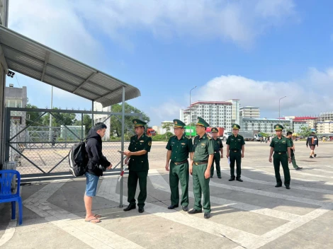 Cục Cửa khẩu Bộ Tư lệnh Bộ đội Biên phòng kiểm tra công tác cửa khẩu tại Tây Ninh