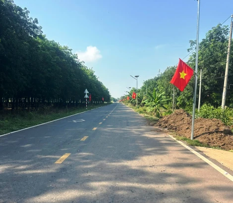 Xã Tân Thành: Lắp đặt đèn năng lượng mặt trời thắp sáng đường quê