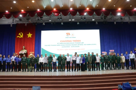 Xúc động ngày họp mặt 60 năm thành lập Đại đội Thanh niên xung phong Hoàng Lê Kha