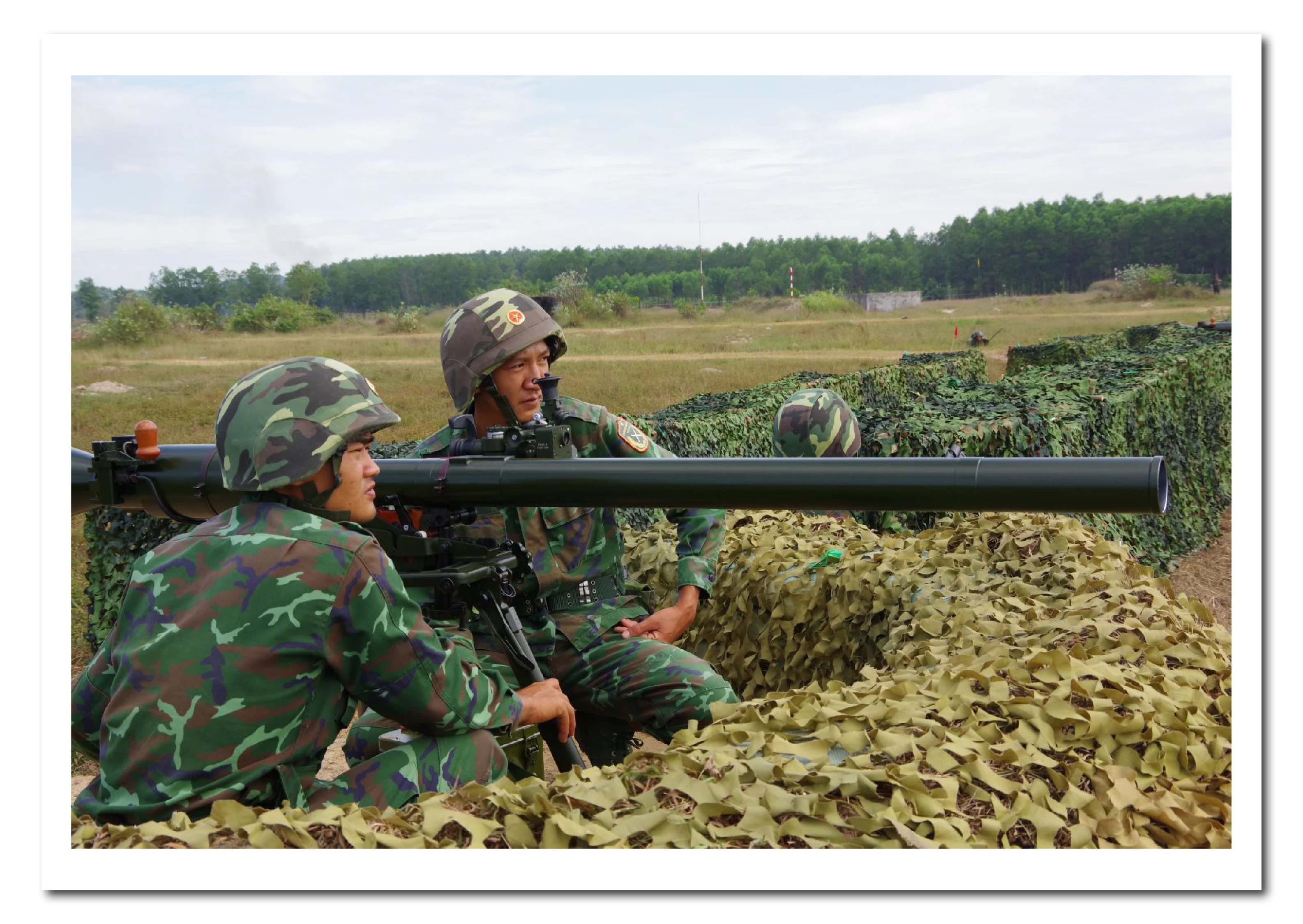 Khẩu đội SPG-9 tham gia diễn tập chiến thuật có bắn đạn thật