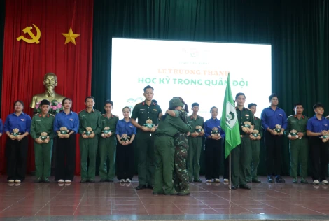 Lễ tổng kết Học kỳ trong quân đội đợt 1 năm 2025