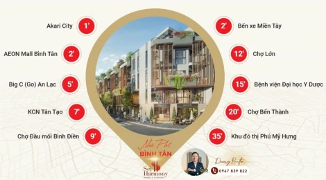 Vì sao nên đầu tư vào nhà phố Compound Sei Harmony Bình Tân