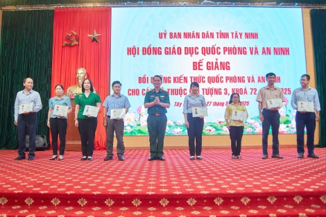 Bồi dưỡng kiến thức quốc phòng và an ninh – Sức mạnh bảo vệ Tổ quốc “từ sớm, từ xa”