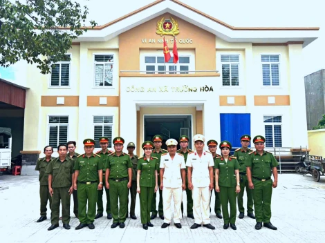 Công an xã Trường Hoà: Bám địa bàn, nắm cơ sở, tận tuỵ với Nhân dân