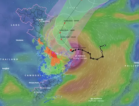 Bão tăng cấp, đi vào vịnh Bắc Bộ