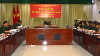 Hội nghị bồi dưỡng báo cáo viên toàn quân tháng 6.2025
