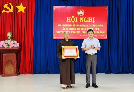 Hoà Thành: Tiếp xúc định kỳ dân tộc, tôn giáo 6 tháng đầu năm 2025