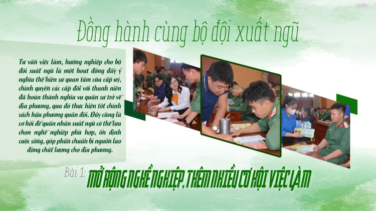 Bài 1: Mở rộng nghề nghiệp, thêm nhiều cơ hội việc làm