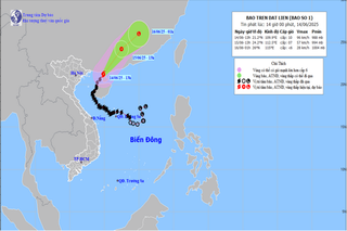Ảnh hưởng bởi cơn bão số 1, nhiều địa phương tại Tây Ninh có nơi mưa vừa, cục bộ mưa to
