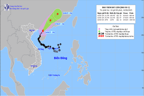 Ảnh hưởng bởi cơn bão số 1, nhiều địa phương tại Tây Ninh có nơi mưa vừa, cục bộ mưa to