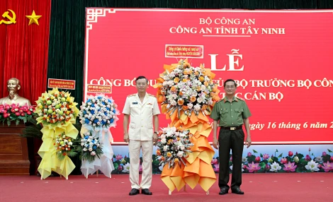 Thiếu tướng Vũ Như Hà giữ chức Giám đốc Công an tỉnh Tây Ninh