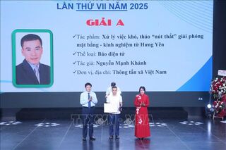 Thông tấn xã Việt Nam đoạt Giải A Giải báo chí Nguyễn Văn Linh năm 2025